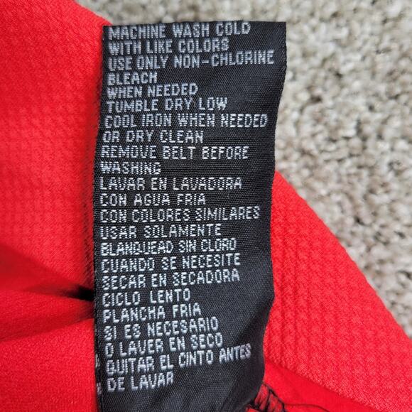 R&K Dress Womens 4 White Black Red Color Block Stripes Short Cap Sleeve Office - Picture 5 of 12